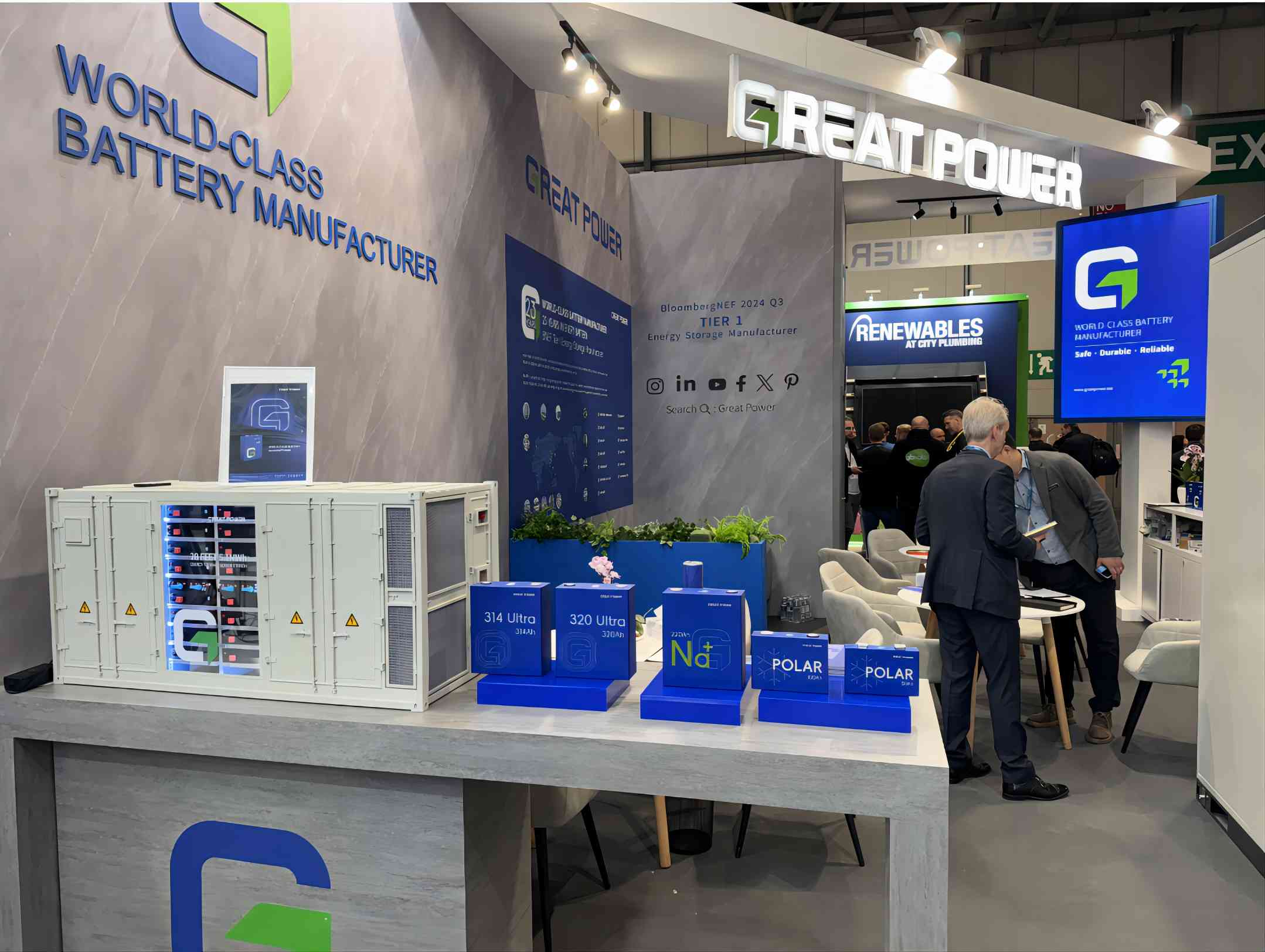 Great Power new energy storage cells, PACK, and integrated solutions for 2024 have been very well received!