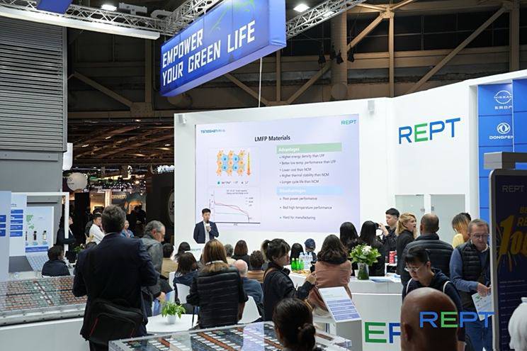 REPT Energy Showcases at Paris Motor Show: Global Debut of LMFP Wending Cells Driving Zero-carbon Transportation