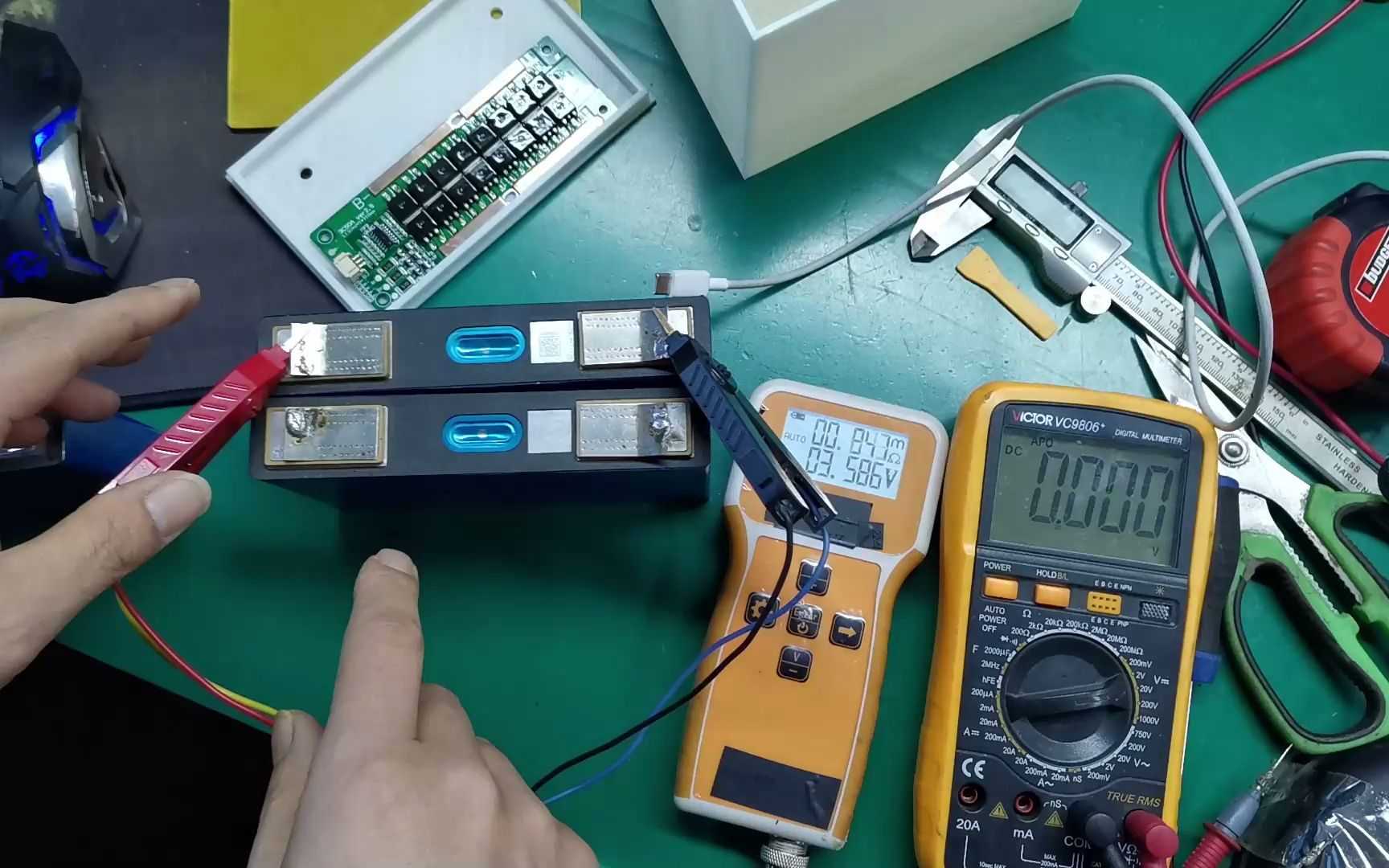 LiFePO4 battery internal resistance testing